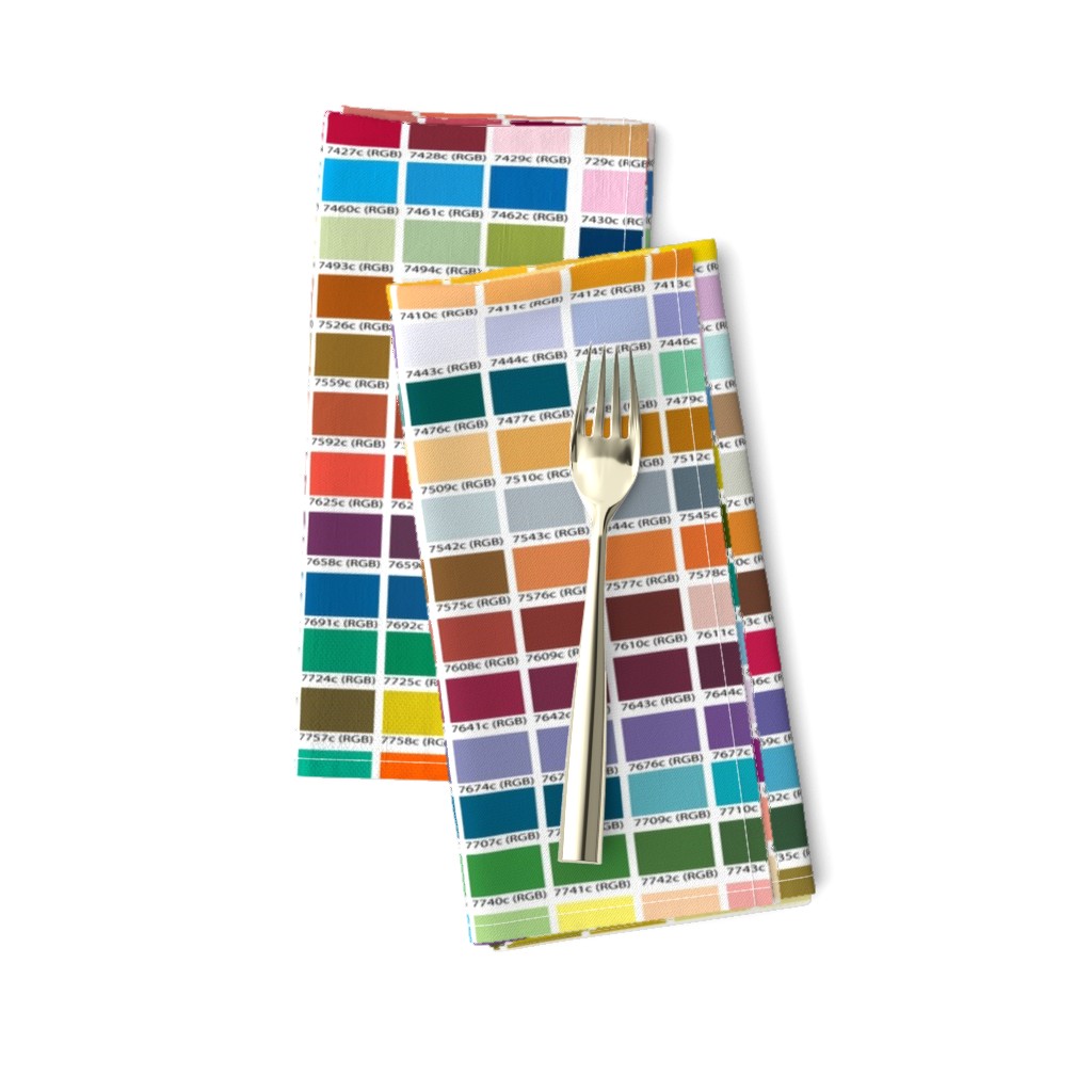 Pantone Coated Color Chart (1 yard)