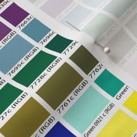 Pantone Coated Color Chart (1 yard)