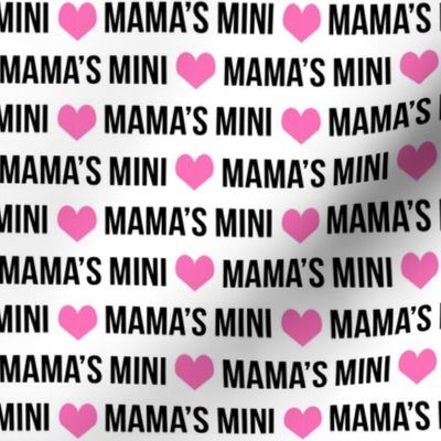mama's mini girls name fabric cute text font fabric cute girls design
