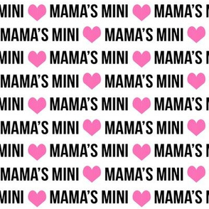 mama's mini girls name fabric cute text font fabric cute girls design