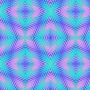 Wavy Argyle, Pastel