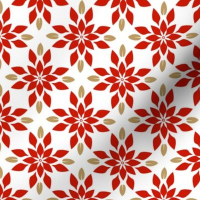 Poinsettia Geometric Small