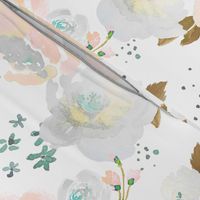 Indy Bloom Design Peachy Grey florals B