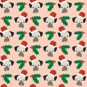 pug christmas fabric pug dog fabric christmas design cute xmas holiday christmas fabric santa paws christmas fabric