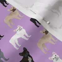 frenchies dog fabric french bulldog fabric cute frenchies dog fabric purple fabric