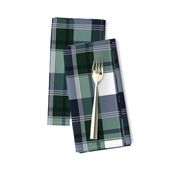 Navy & Green Plaid