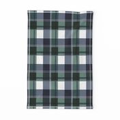 Navy & Green Plaid