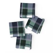 Navy & Green Plaid