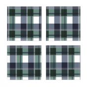 Navy & Green Plaid