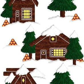 Log cabins