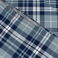 fall plaid || navy, rustic woods blue, white