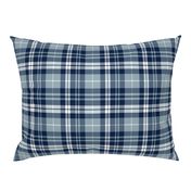 fall plaid || navy, rustic woods blue, white