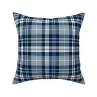 fall plaid || navy, rustic woods blue, white