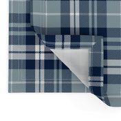 fall plaid || navy, rustic woods blue, white