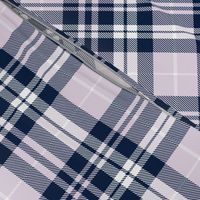 fall plaid || navy,light lilac