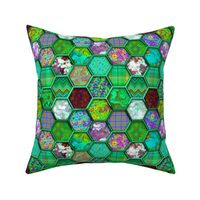 METALLIC MIX HEXIES 3D MINT GREEN