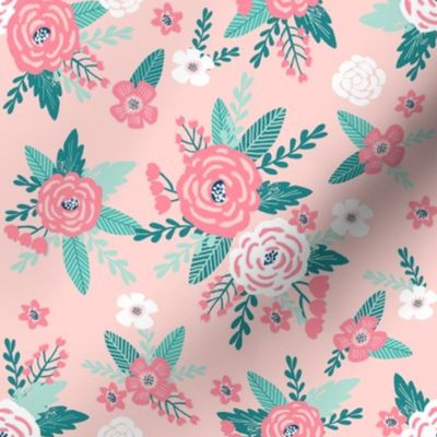 floral fabric cute florals fabric cute dog coordinate floral fabric florals vintage style flowers