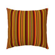 BN11 -  Variegated Stripe in Brown - Orange - Red - Yellow - Green - Lengthwise