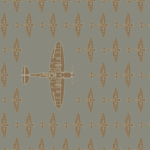 Supermarine Spitfire Fat Quarter