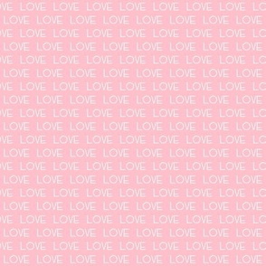 small love print cute text font words love pink valentines cute girls fabric