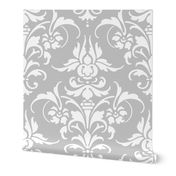 Joan Damask ~ White on Elope  