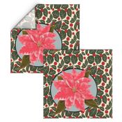 Pink Poinsettia for Pillow