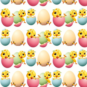 Easter,chicks,eggs