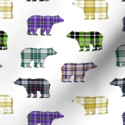 Plaid Bear III  // Sylvan Shoppe Collection