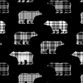 Black & White Plaid Bears // Sylvan Shoppe Collection