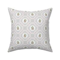 Wind Flower damask Grey