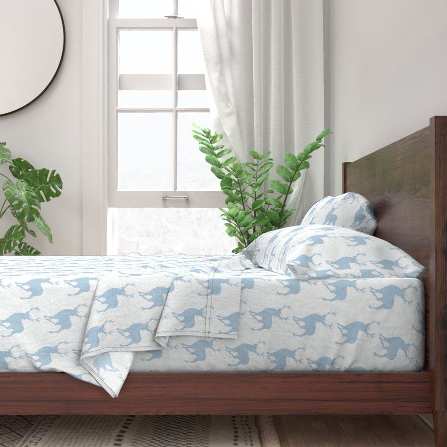 Buck- baby blue/white- Cottonwood Woodland Nursery