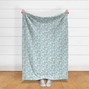 Vintage Woodland Xmas SMALL (grey blue)