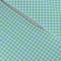 tartan check - soft aqua