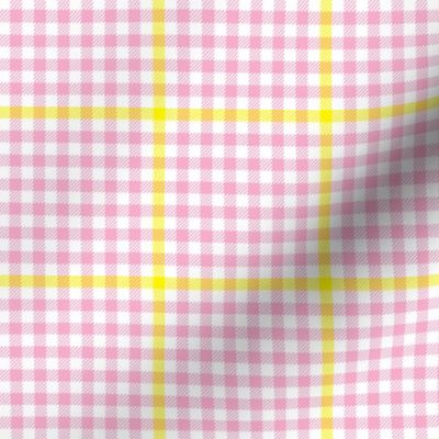 tartan check - pink lemonade