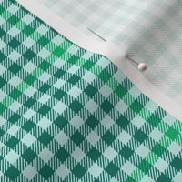 serene green tartan check, 3"