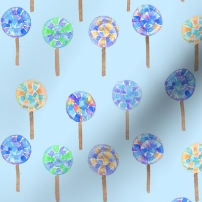 lollipops blue