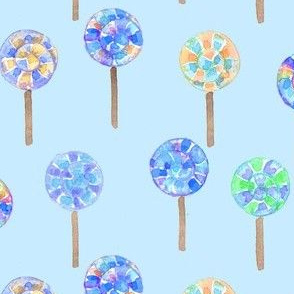 lollipops blue