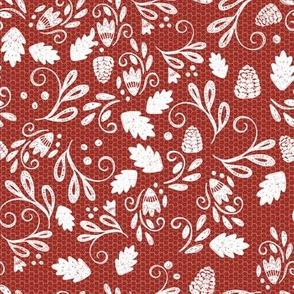 Rustic Red Lace