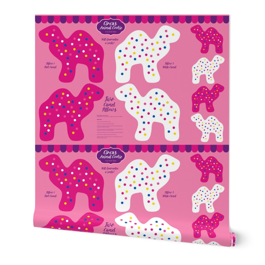 Camel Circus Animal Cookie Pillow Pattern