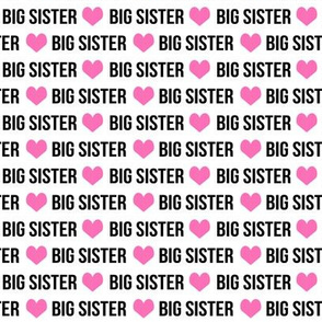 little sister fabric cute girls text heart font girls little sisters 