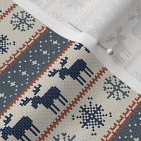 small scale - moose || christmas sweater 