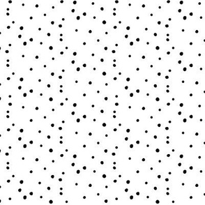 speckle on white - monochrome fabric