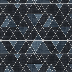 Mod Triangles Indigo