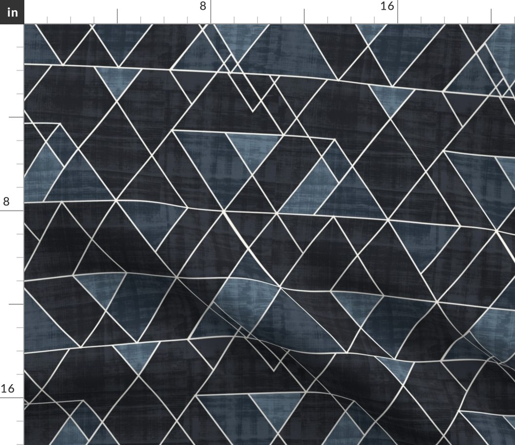 Mod Triangles Indigo