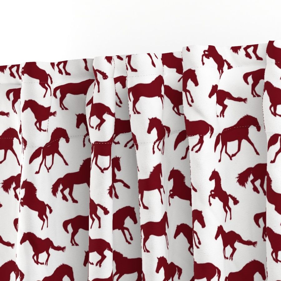 Burgundy Horses