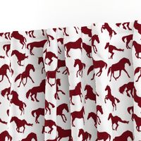 Burgundy Horses