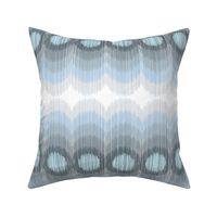 Scalloping Circles Ikat Gray2