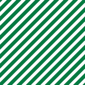 green and white candy stripes xmas holiday diagonal stripes cute christmas fabric