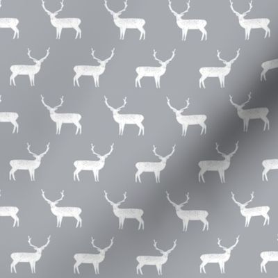 reindeer // christmas reindeer grey christmas deer cute christmas fabric deer fabric