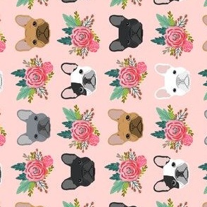 french bulldog florals pink pet frenchies fabric cute french bulldog fabrics cute railroad designs